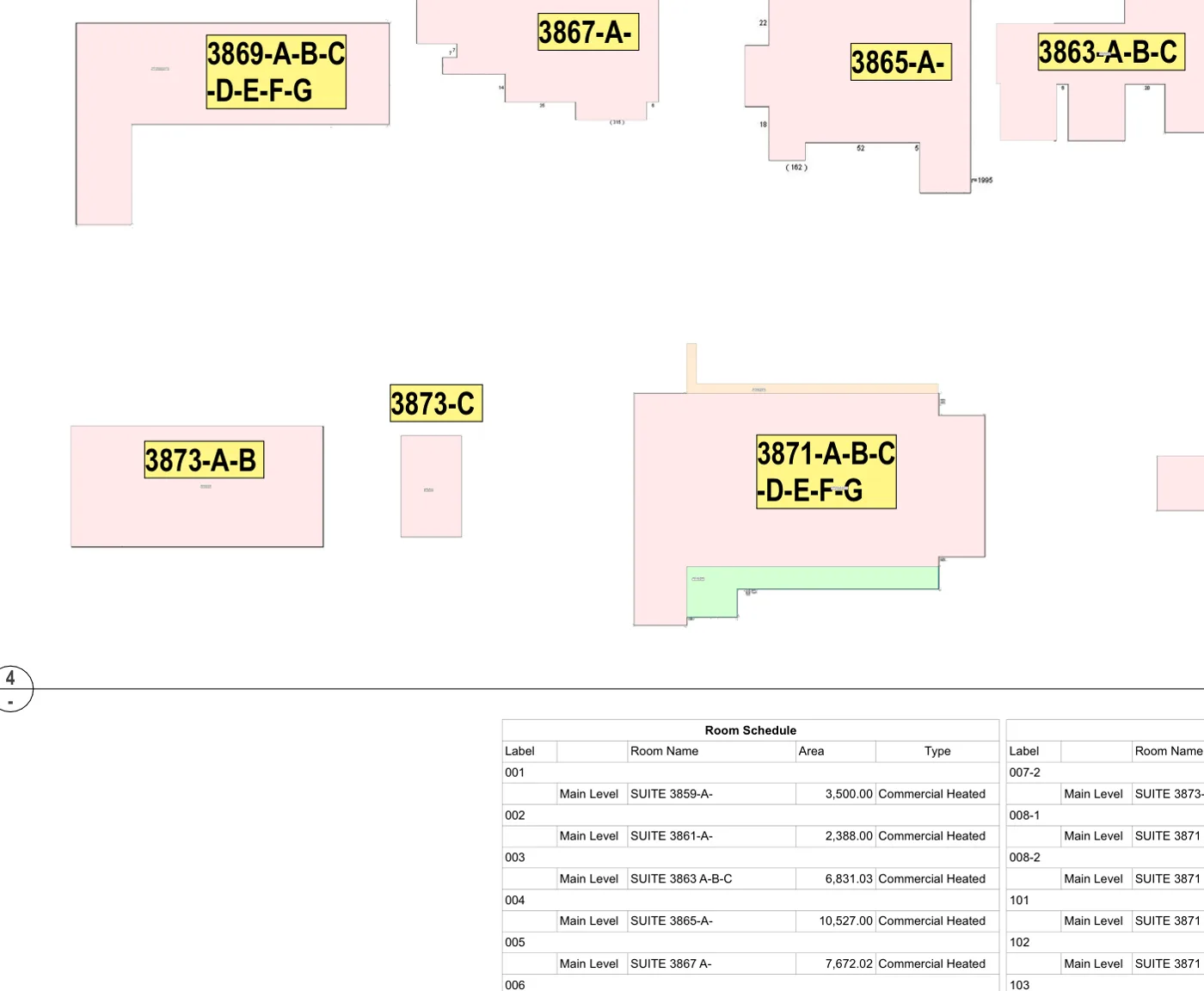 Business park - area & square-footage study - Commercial in Arden, NC by MeasuredPlan